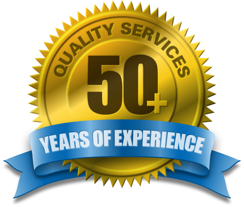 50 years of services badge